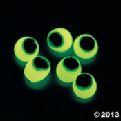 Glow-In-The-Dark Sticky Eyes<br>1 dozen